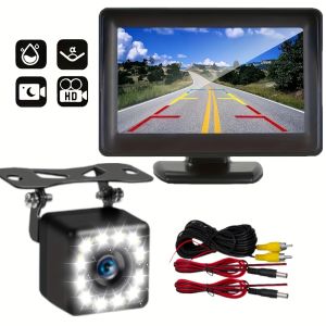 4.3-Inch Screen And 12LED Camera HD Reversing Kit - Real-Time Guidance for Safely Squeezing Into Tight Spaces