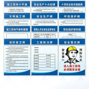 RUIKELAIXIANG | Safety and Information Signage Board Construction Site Warning Signs