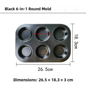 Mini 12-Cup Baking Muffin Cups Non-Stick Baking Tray Home Use Muffin Cup Tool for Baking And Cooking Kitchen Utensils