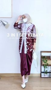 Couple Setelan Wanita Terbaru 2024 Tulle Gardenia Warna Mix Renda Full Chantily Halus