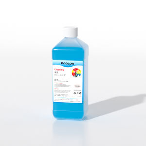 ทำความสะอาดที่มีประสิทธิภาพเครื่องพิมพ์อิงค์เจ็ทหัวฉีด สีขาว หมึกความร้อนขนาดเล็กขวดสีฟ้าเอปสัน 100 มลวัสดุสิ้นเปลืองที่เข้ากันได้