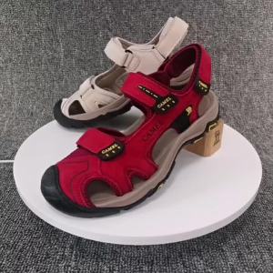CAMEL | Dép Casual Da Thoáng Khí Có Lỗ Hơi Cho Mùa Hè