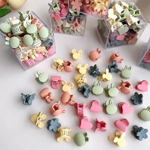 WDS Jepitan Rambut Mini Korea Anak Set isi 50pcs Box Bahan Premium Jepit Rambut Baby Jepitan Rambut Karakter Lucu