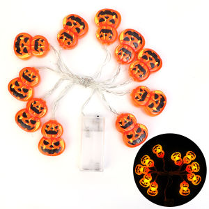 3M 100LED Halloween Light String Pumpkin Skull Ghost Spider Mummy Lamp for Halloween Party Room Decor Prop