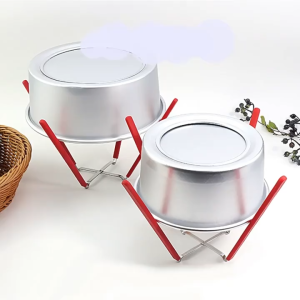 Cake Cooling Rack Stainless Steel Four Claws Foldable Baking Holder Cake Stand Stable Invert Rack Peralatan Bakeri