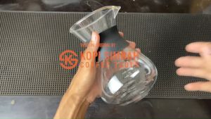 Chemex Coffee Server Glass Handle Karet Teko Gelas Penyaji Seduhan Kopi Ketel Teh