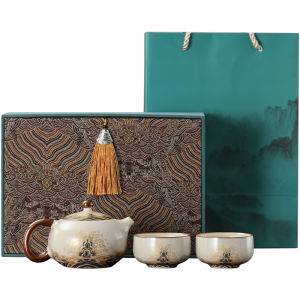 SYANF | Elegant Ladys Single Person Tea Set with Yixing Teapot