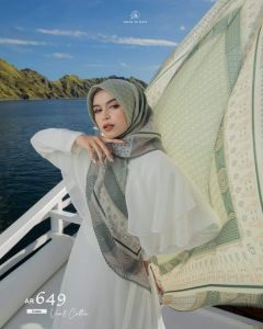 Jilbab hijab kerudung krudung segi empat motif laser cut wanita dewasa terbaru new terlaris terkini modern kekinian murah viral 2022 Arrafi AR 649 adem mudah di bentuk cantik bahan voal ori premium cantik bayar di tempat COD gratis ongkir