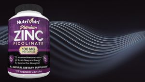 Premium Zinc Picolinate Supplement 100mg - Strengthens Immune System and Cell Regeneration - 120 Capsules