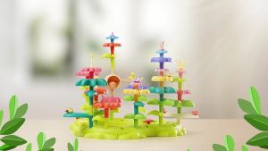 42/93 pcs Flower Garden Building Toys Gardening Pretend Play Kit DIY Flower STEM Preschool Educational Activity