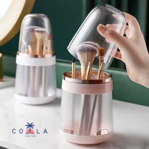 พร้อมส่ง ที่เก็บแปรงแต่งหน้ากล่อง เก็บแปรงแต่งหน้าของบุคคล ราคาที่ถูกหลัก! มีเครื่องมือฝาปิดมัลติ สามที่ถอดออก และสะอาดถูกหลัก