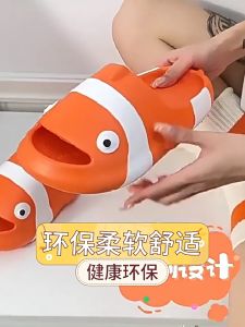 รองเท้าแตะ รองเท้าหัวโตผู้หญิง รองเท้าใส่ในบ้าน รองเท้าปลานีโม่ EVA สวยมาก พื้นนิ่มเหมือนเหยียบขี้ กันลื่น