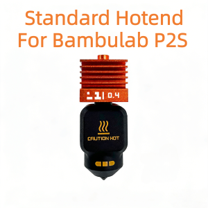 Upgraded High Flow Hotend Hardened Steel Nozzle Replacement For BambuLab P2S 3D Printer 0.2/0.4/0.6/0.8mm Nozzle Optional