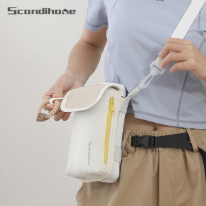 กระเป๋าคาดไหล่แบบหลายฟังก์ชันสำหรับใส่ถ้วยดื่มน้ำกลางแจ้ง กระเป๋าใส่โทรศัพท์มือถือแบบอเนกประสงค์สำหรับเดินป่า กระเป๋าถือแบบพกพาสำหรับขี่จักรยาน