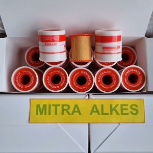 DERMA Plast ZINC 2.5cm x 1m ONEHEALTH. Dermaplast Zinc Oxide 25 cm x 1 m - Seperti Chilli Plast. Plester Roll Kain Medis ONE HEALTH.