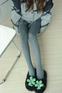 Mousse Womens Pantyhose Spring Autumn and Winter Anti-Hook Silk Thick Black Silk Stockings Leggings 80D