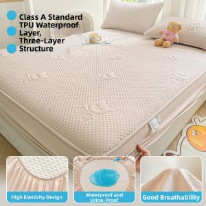 SUSE | Waterproof Urine-Proof All-Season Fitted Mattress Protector