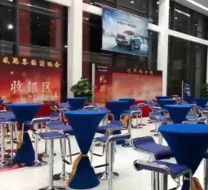 High-leg Table Bar Counter Round Cocktail Table Lifting Rotating Small Round Square Table Bar Chair Set