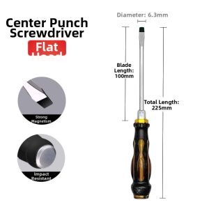 Impact-Resistant Multi-Bit Screwdriver Set