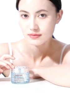 SKINTIFIC 5% Panthenol Acne Calming Water Gel 80g Pump Bottle With Ectoin 5X Ceramide Centella Asiatica Soothe Inflamed Acne Reduce Redness Repair Damaged Skin Barrier Oil Free Light Cooling Gel For Acne Sensitive Post Acid Irritated Skin