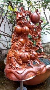 Tượng ông Thọ đào gỗ hương - Trang Trí Nhà Cửa Decor - Quà Tặng Ý Nghĩa - Tượng Phong Thủy - Quà Tặng Tân Gia Khai Trương - Đồ Gỗ Mỹ Nghệ