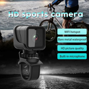 1080P HD Portable Sports Mini Camera with Hotspot WiFi Waterproof Camera Motorcycle and Bike Driving Recorder