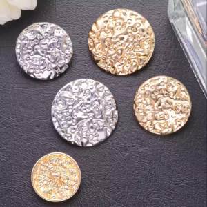 Bộ Nút Kim Loại Cao Cấp Dành Cho Quần Áo - 10/15/20 Chiếc 15/18/21/25 Mm Hợp Kim Kẽm Mạ Chân Đế Thân Thiện Với Môi Trường May Thủ Công DIY Chốt Vàng/Bạc