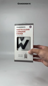 Wanderskye Luggage Cover | Matte Clear