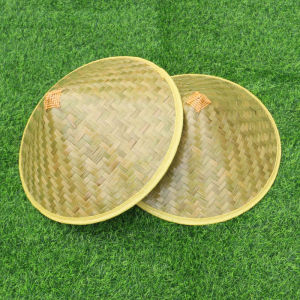 Handwoven Bamboo Sun Protection Hat Large Brim