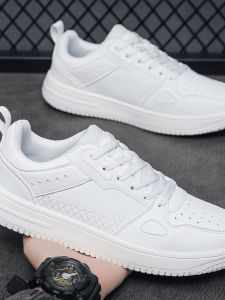 Ultra-Light Wear-Resistant Soft-Soled White Sneakers Casual Shoes Skateboard Mens Size 45 Trendy Sports Shoes Large Size 48