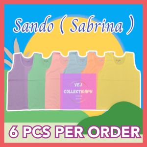 SABRINA SANDO COLORED / 6PCS PER ORDER / ASSORTED COLORS
