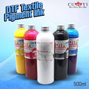 MP00 500ml DTF Textile Pigment Ink | Direct To Film Pigment Ink (C M  Y  BK  White)