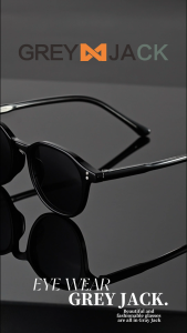 Grey Jack Kacamata Hitam Sunglasses Polarized Anti Silau UV400 Model Kotak TR90 Fashion Laki-laki dan Wanita 8655