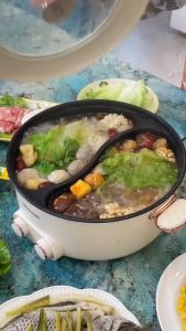 Electric Multi Functional Dual Control Hot Pot 30cm/双调控温鸳鸯火锅电炖煲