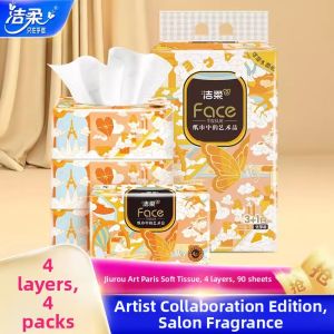 C&S | Artistic Fragrant Wet-Resistant Tissue 4 Layers 90 Sheets