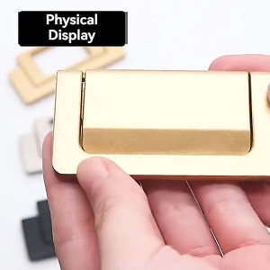 Aluminum alloy hidden handle Cabinet handle Drawer handle Invisible cabinet door handle flat