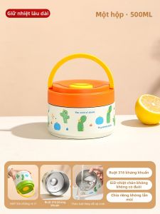 YOULUNMEI | Hộp Cơm Giữ Nhiệt Thép Không Gỉ 316