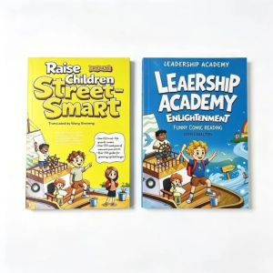 2-BookSet Raise Children Street‑Smart + Leadership EnlightenmentComic Books ChildrenEnglish Parent‑child EducationalReadingBooks