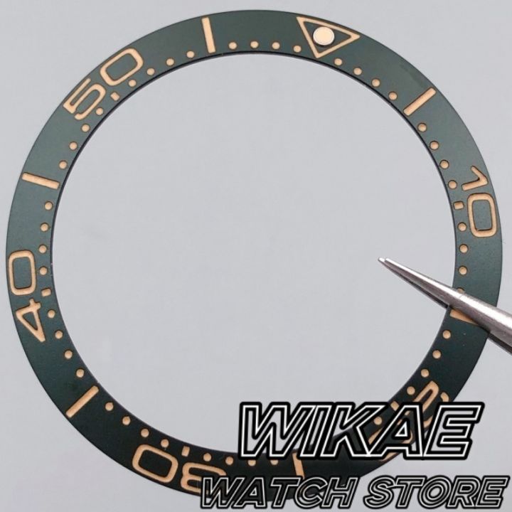 30.6mm*38mm%20Vingtage%20Gold%20Red%20Green%20Ceramic%20Watch%20Bezel%20Insert%20With%20Rose%20Calibation%20Cyan%20Luminous%20Fit%2040mm41mm%20SUB%20007%20Case%20-%20Image%204