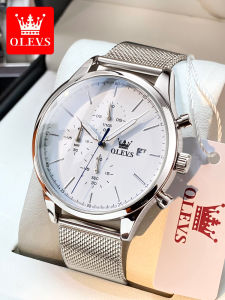 OLEVS | Đồng hồ nam dây lưới thể thao chống nước