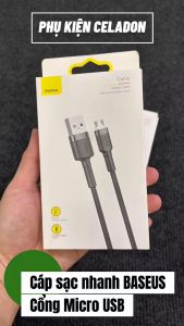Cáp Sạc Nhanh Dài 2 Mét Baseus Cafule Cổng Micro USB Chính Hãng