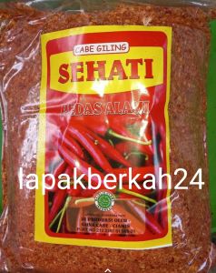 ( 1kg ) CABE BUBUK KASAR SEHATI PEDAS COCOK UNTUK BUMBU MAKAN