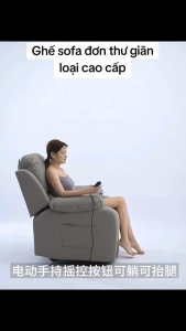 Ghế Sofa Đơn Ghế Thư Giãn Ngả Lưng Đọc Sách Ghế Làm Nail Ghế Nối Mi Chất Liệu Da Bóng Cao Cấp M228
