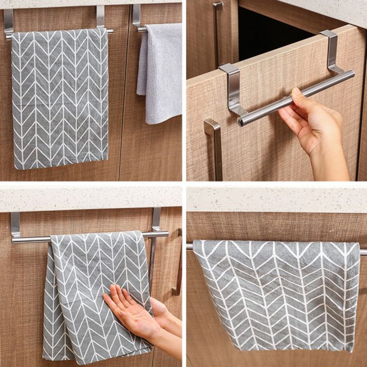 Stretchable Towel Rack Towel Bar Hanging Holder Stainless Steel