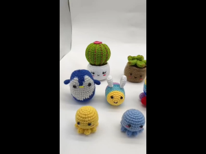 Beginner Crochet Kit Bee Dinosaur Unicorn Beginner Knitting Set DIY Art Craft