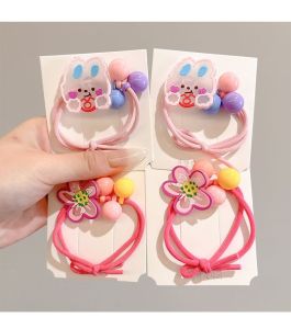 High Elasticity Childrens Hair Ties Girls Hair Bands Cute Hair Accessories Non-Damaging Hair Rings for Little Girls