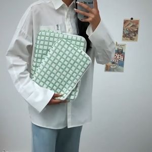 กระเป๋า iPad Pro Air 3/4/5/6 ยอดด้วย กระเป๋าใส่ไอแพด 11-13.3 นิ้ว สำหรับกระเป๋าไสไตล์มินิมอล