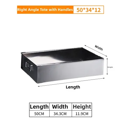 RUIJIA | Stainless Steel Industrial Style Large Capacity High Raised Storage Box