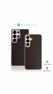CASELAB ARMONT CASE Carbon Pattern SMSG COMPATIBLE FOR SMSG S25 ULTRA S25 PLUS S25 S24 ULTRA S24 PLUS S24 FE S24 S23 ULTRA S23 PLUS S23 SUPER ELEGANT SOFTCASE CASING FULL PROTECTION