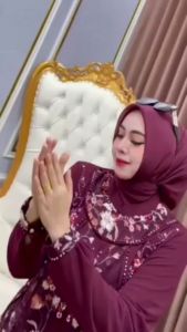 Terbaru Baju Gamis Brokat Diandra Dress Ceruty Mix Tille Garden Fashion Wanita Lebaran 2025 Kekinian